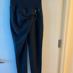 Rinascimento Elegant Black Pant Skinny Trousers S